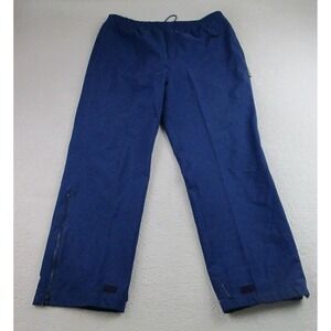 ASICS Pants‎ Mens Medium Blue Gore-Tex Waterproof Rain Zip Ankle Nylon GB-03